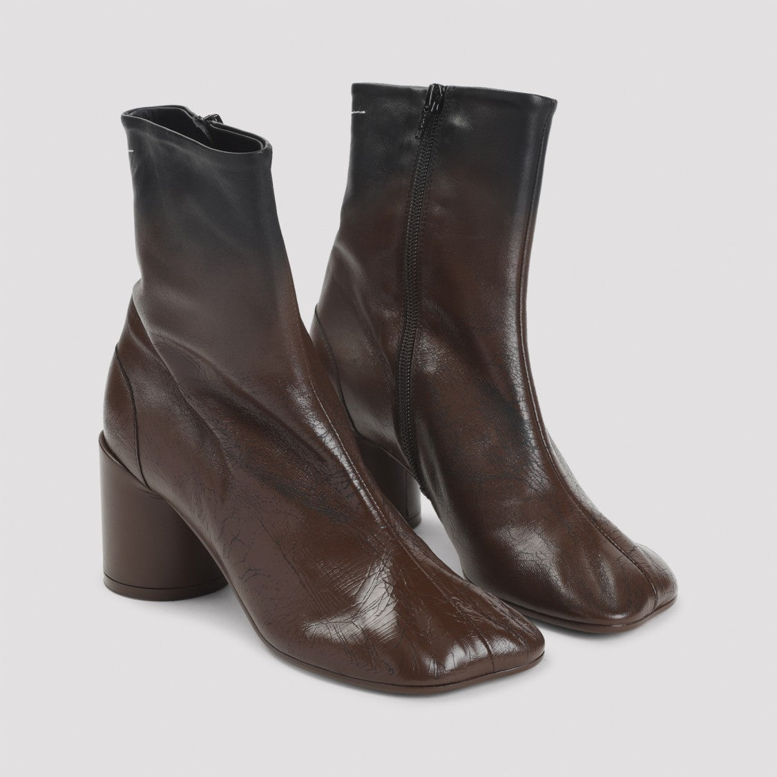 Mm6 By Maison Margiela Ovine Leather Ankle Boots