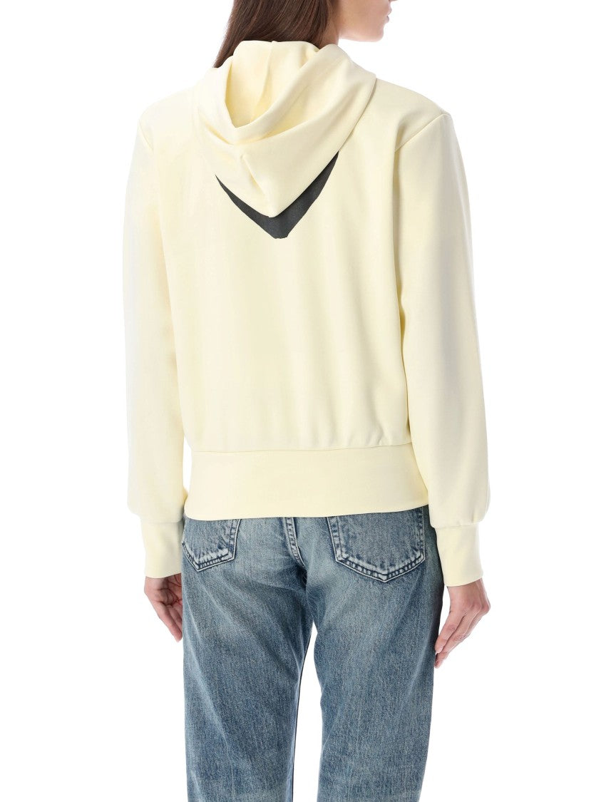 Comme Des Garçons Zip Hoodie Black Heart