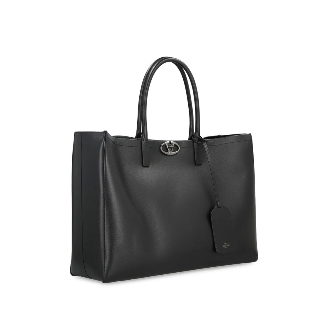Valentino Garavani Vlogo Locker Tote Bag With Suede Lining