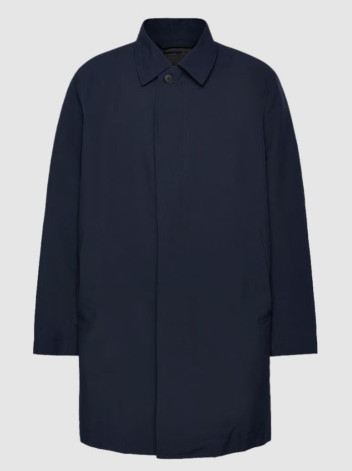 Boss Blue Roll Collar Jacket