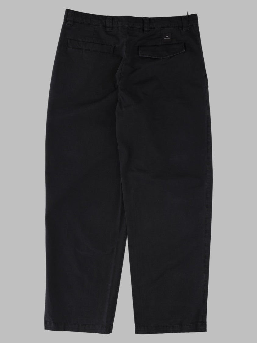 Ps Paul Smith Straight-Leg Trousers In Organic Cotton With Minimalist Aesthetic