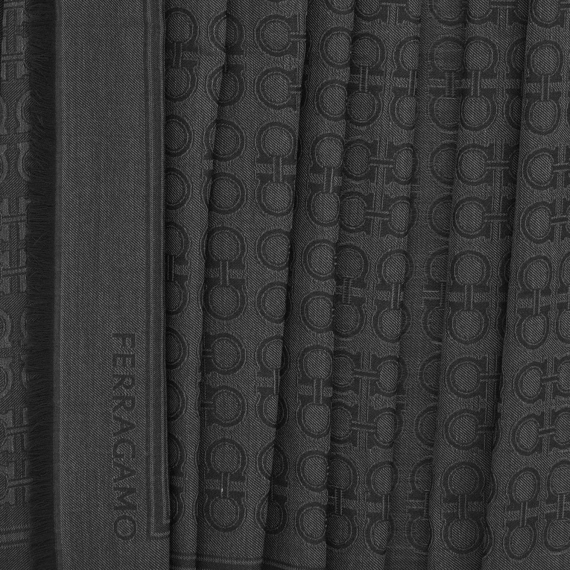 Salvatore Ferragamo Wool And Silk Foulard