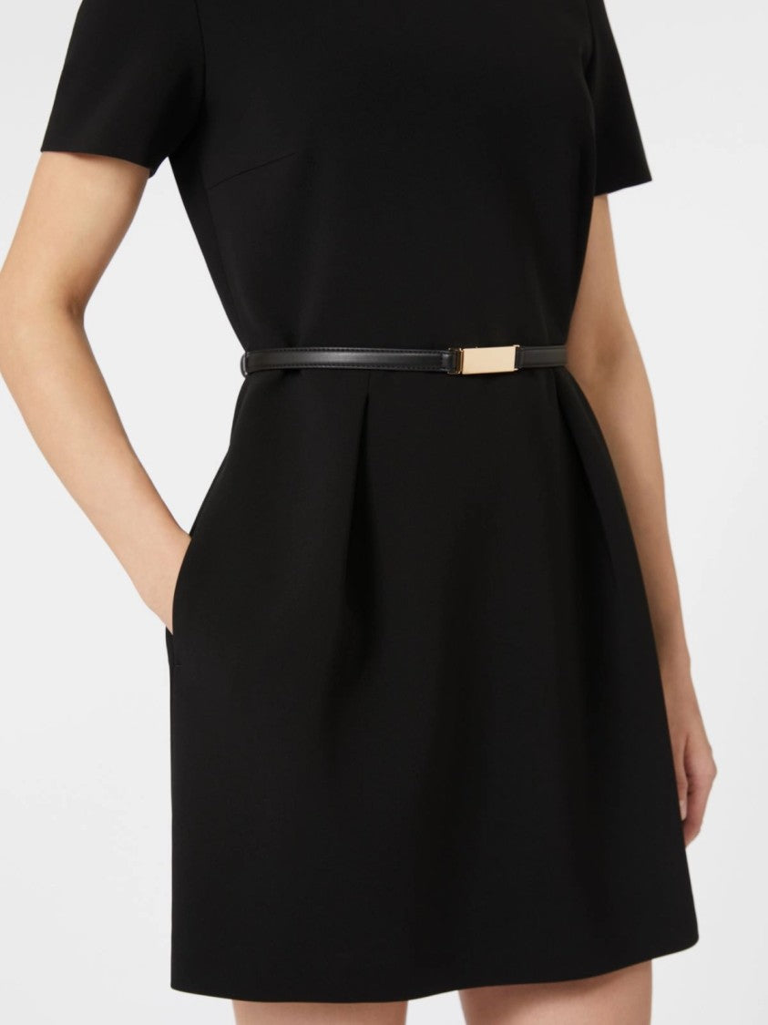 Max Mara Kefalos Mini Dress In Structured Synthetic Fabric
