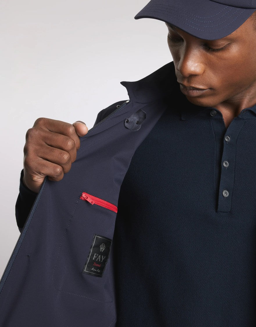 Fay Versatile Deep Navy Fay Travel Duty Jacket
