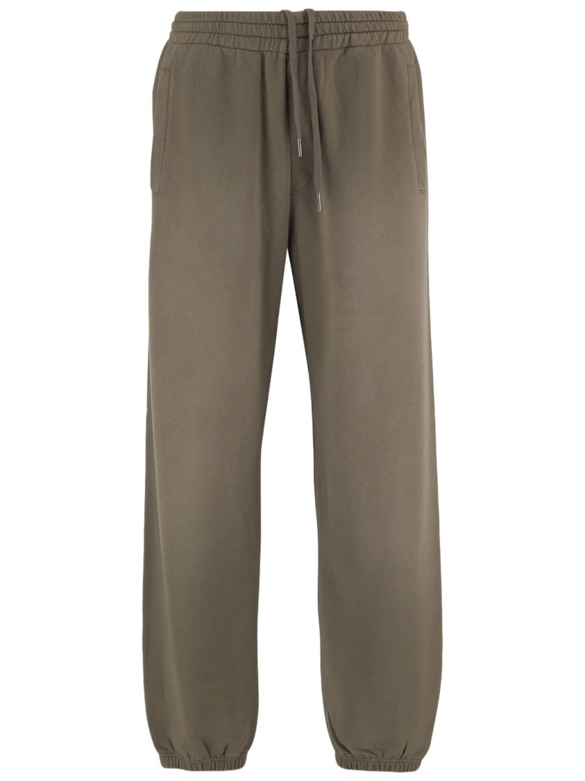 Golden Goose Relaxed-Fit Cotton Trousers With Drawstring Waist