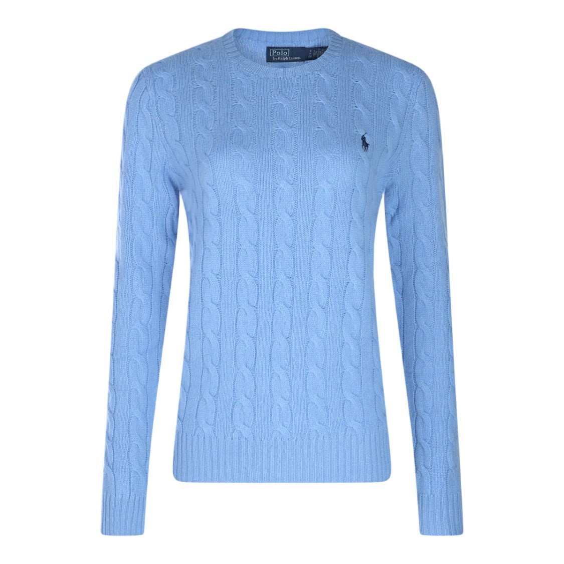 Polo Ralph Lauren Cable Knit Sweater With Crew Neckline And Ribbed Details
