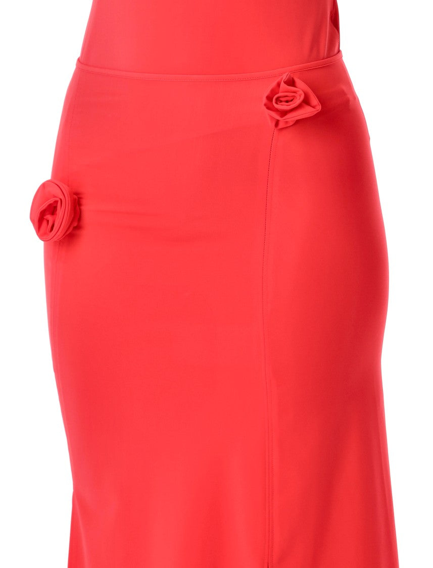Coperni Flower Asymmetrical Technical Technical Skirt