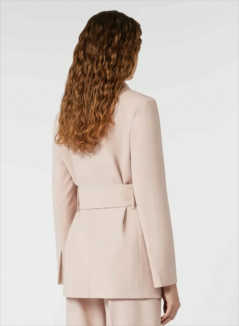 Weekend Tailored Natural Wool Jacket With Belt