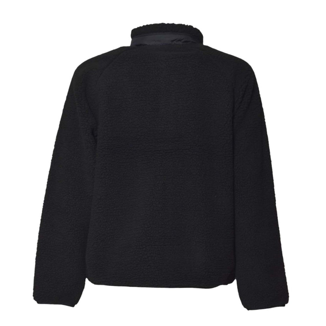 Carhartt Wip Textured Fleece Jacket With High Collar And Zippered Pockets