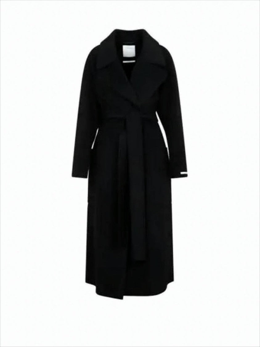 Max Mara Long Tailored Black Coat