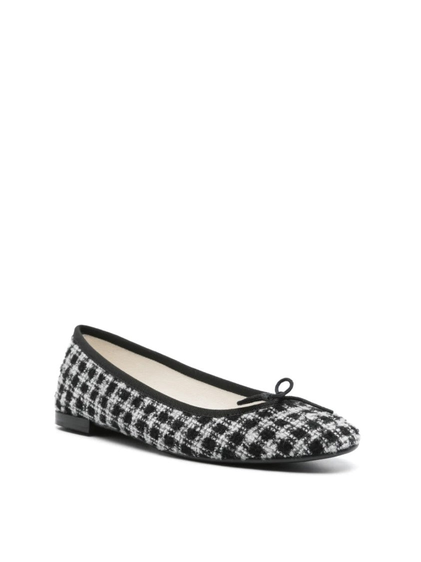 Repetto Cendrillon Tweed Ballerina Ballet Flats