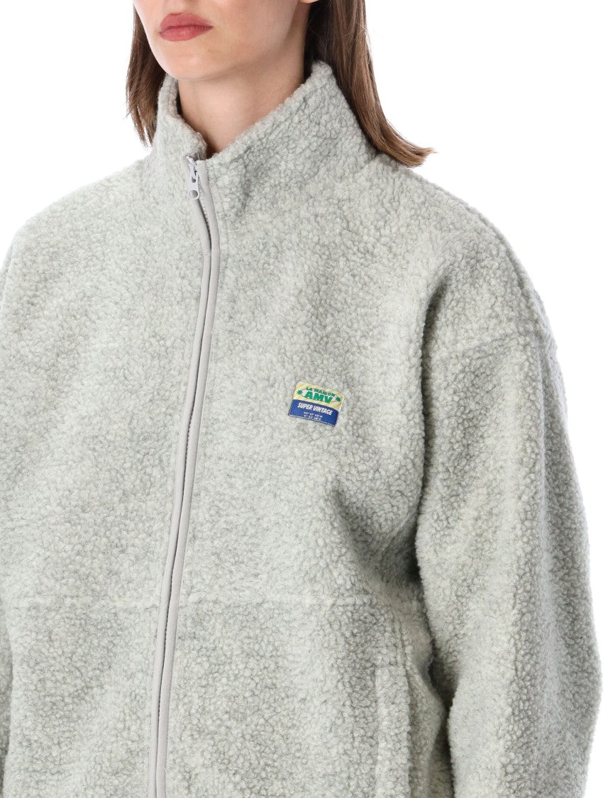 American Vintage Hok Town Pile High-Collar Plush Fleece Jacket