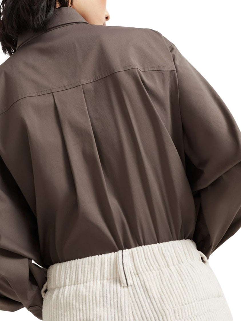 Brunello Cucinelli Wide-Leg Trousers With High Waist