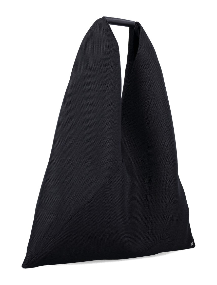 Mm6 By Maison Margiela Triangular Shaped Japanese Mesh Bag With Numeric Cuff
