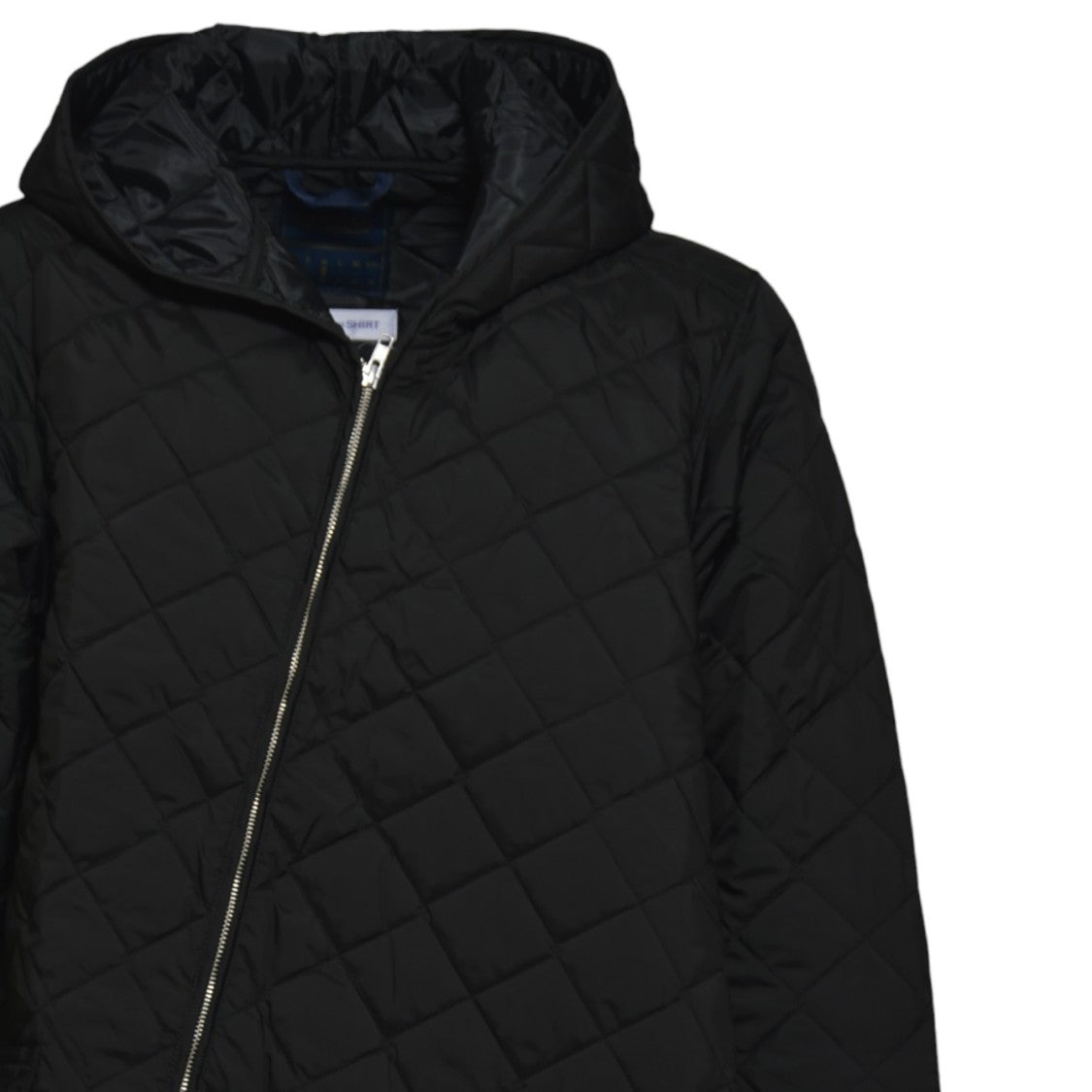 Comme Des Garçons Black Asymmetric Quilted Coat