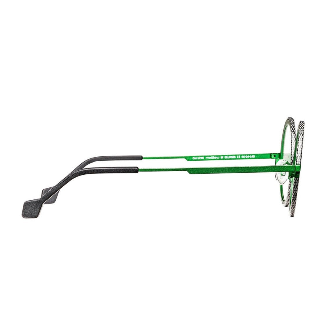 Matttew Green Ellipsis Titanium Round Sunglasses