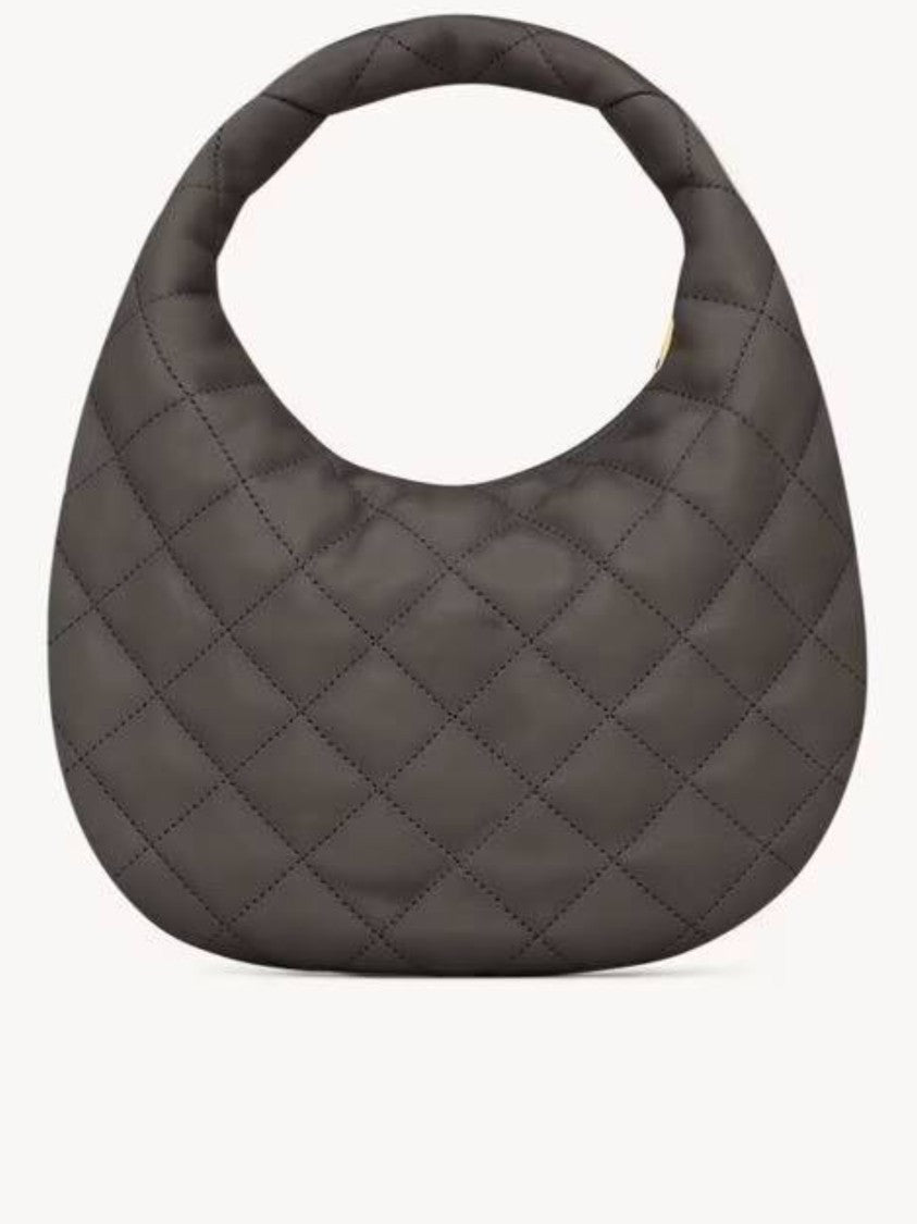 Saint Laurent Icare Xl Crescent Quilted Shoulder Bag