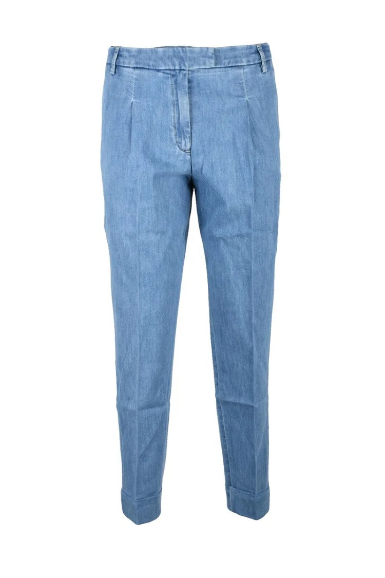 Jacob Cohen Boy With Cuff Jeans - Light Blue