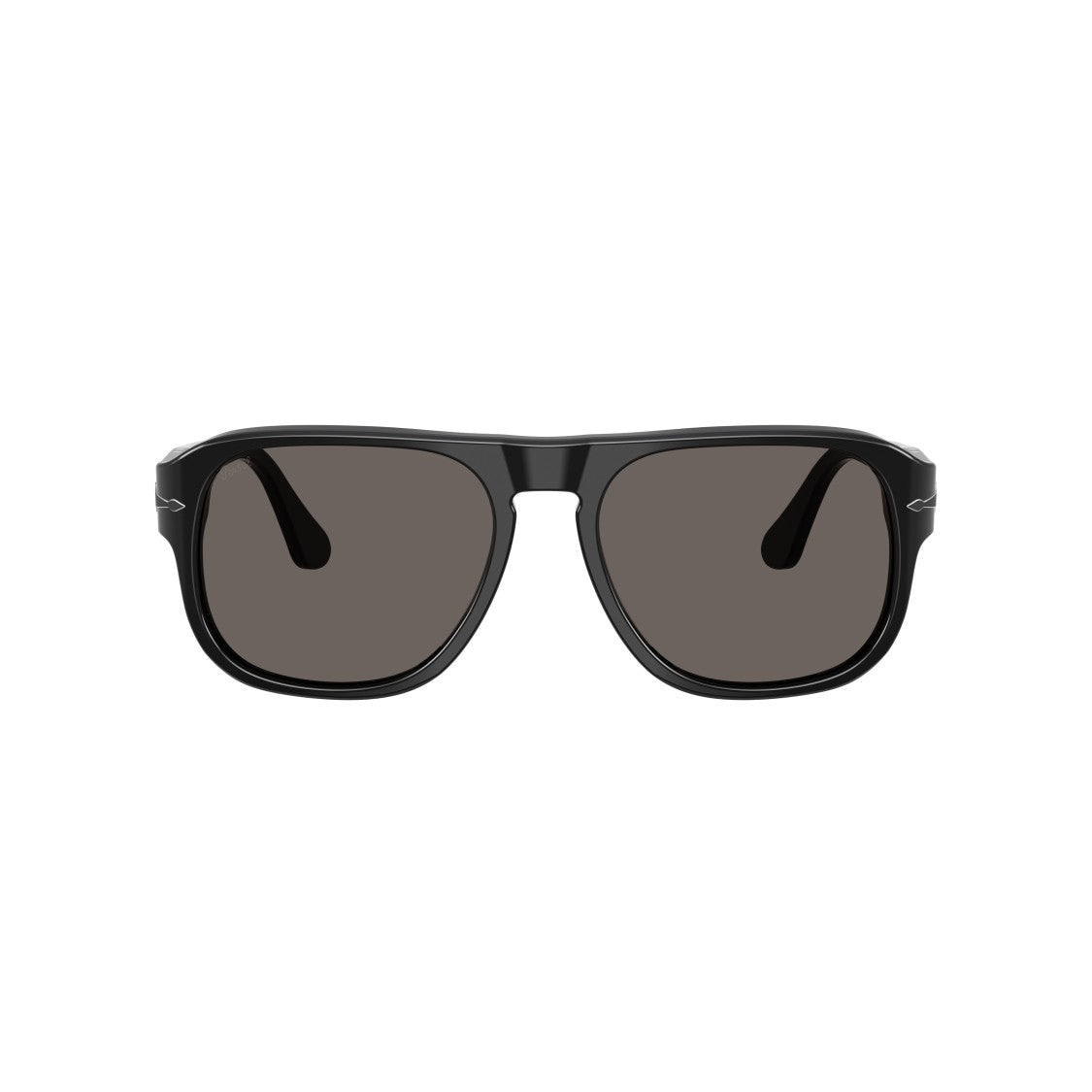 Persol 0Po3310s Bold Rectangular Acetate Sunglasses With Refined Silver Detailing