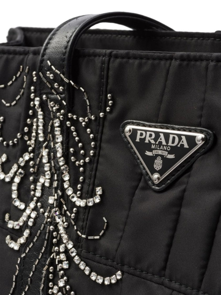 Prada Medium Re-Nylon Patchwork Tote Bag