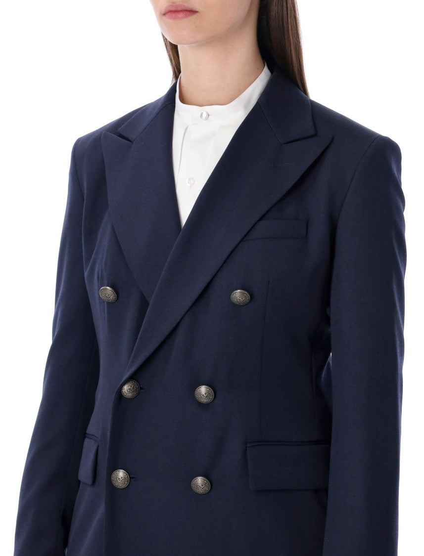 Polo Ralph Lauren Double Breasted Structured Tailored Blazer