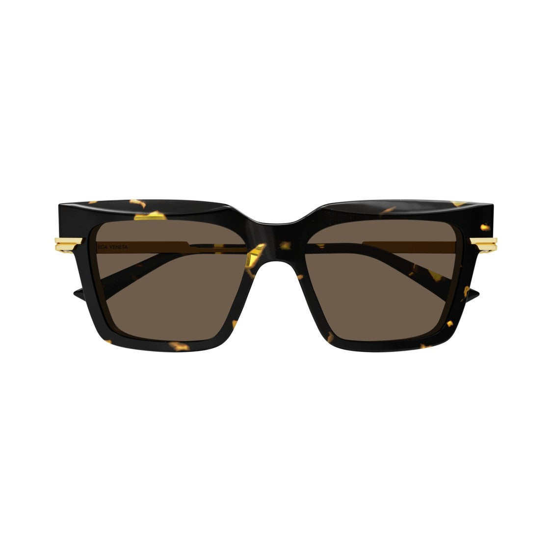 Bottega Veneta Bv1242s Tortoiseshell Oversized Square Sunglasses