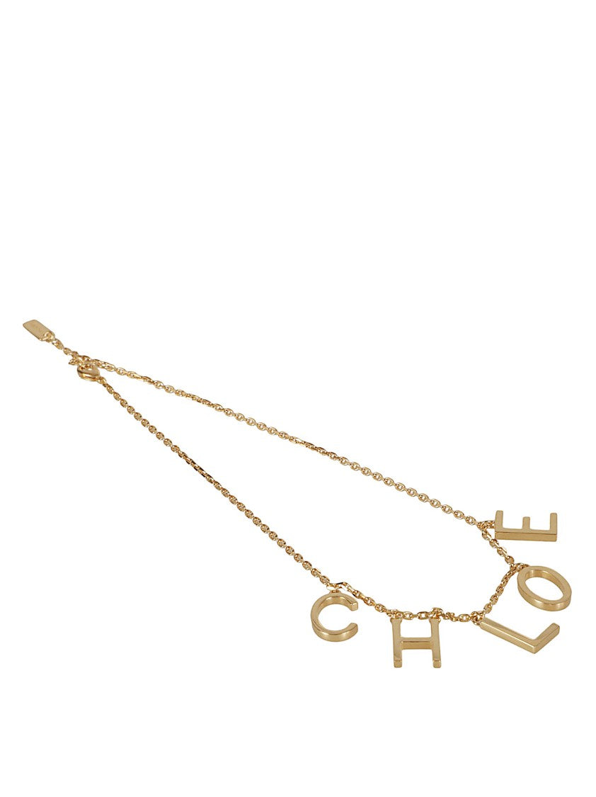 Chloé Charms Necklace With Individual Letter Accents