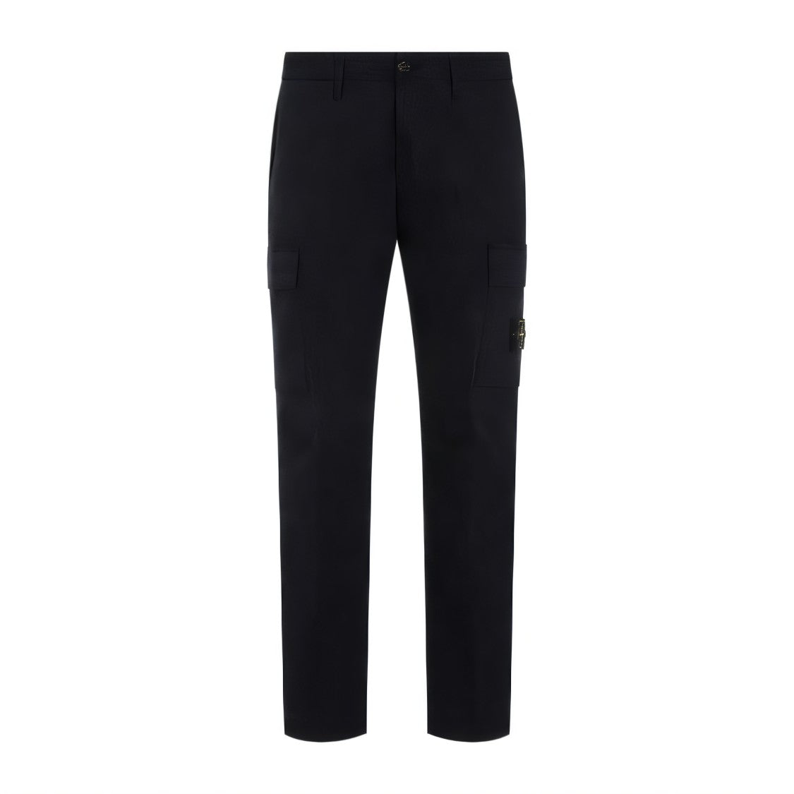 Stone Island Straight Fit Cargo Pants With Compass Patch Detail