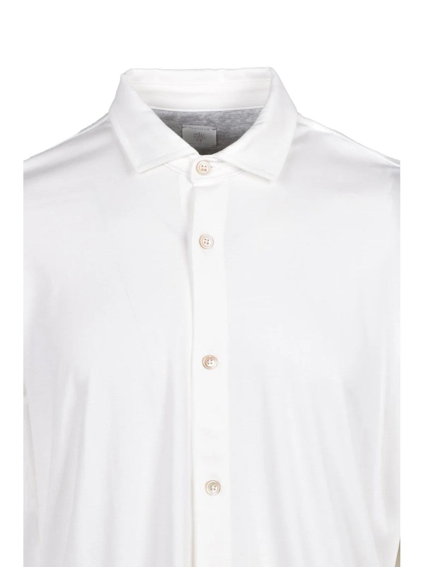 Eleventy Dandy Shirt In Soft Cotton-Modal Blend