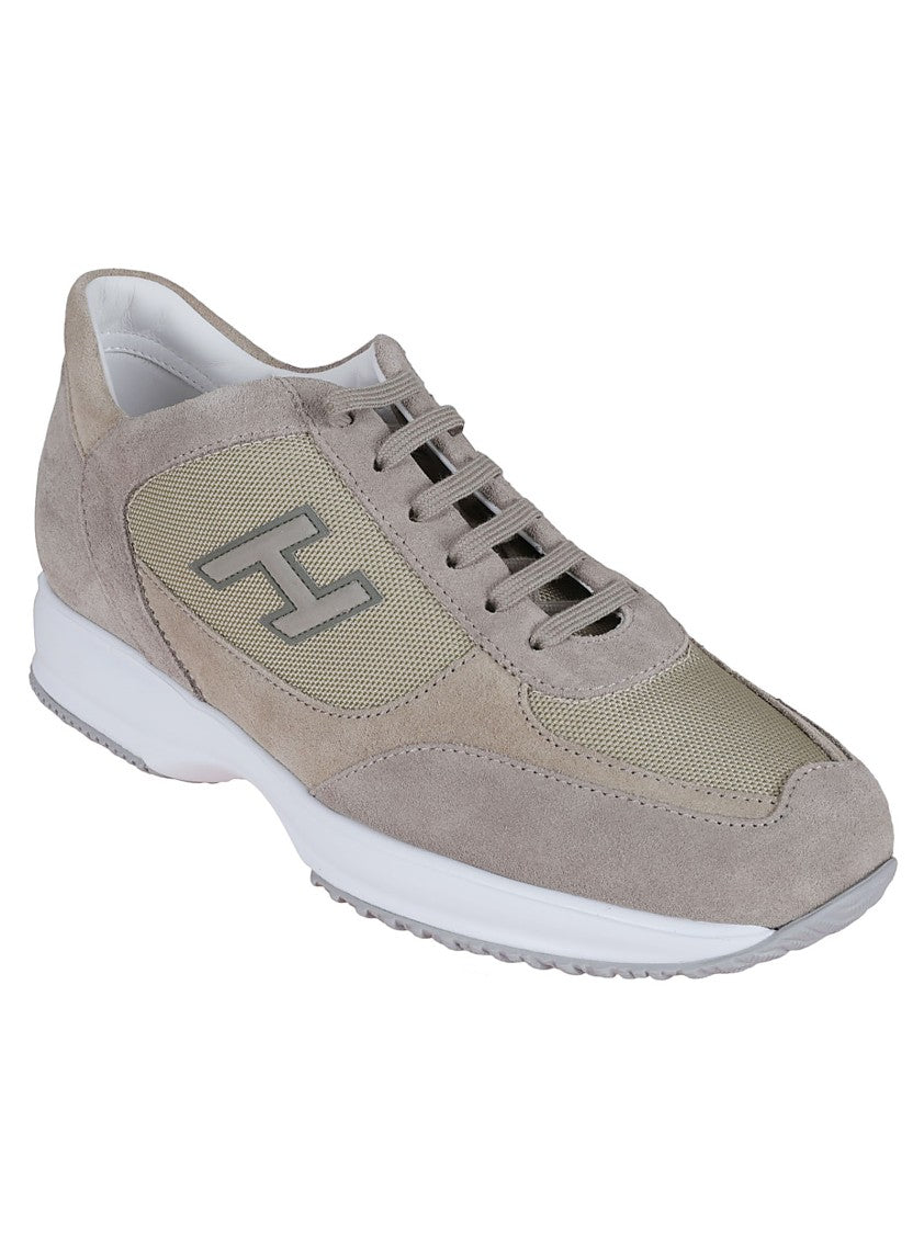 Hogan Interactive Leather And Suede Casual Shoes