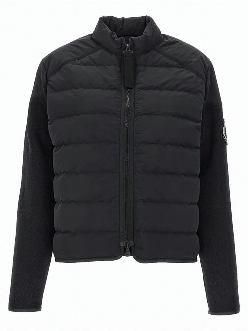 Moncler Quilted Padded Down Jacket With Design