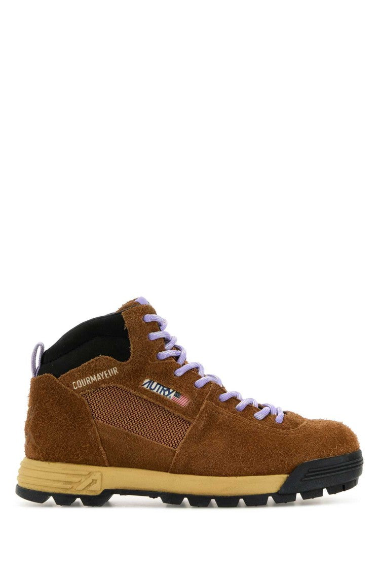 Autry Brown Suede Malga Sneakers