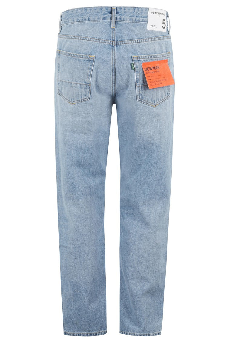 Department Five Relaxed-Fit Light Denim Wash Jeans