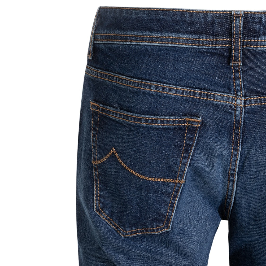 Jacob Cohen Straight-Leg Jeans With Contrast Stitching And Worn-In Finish