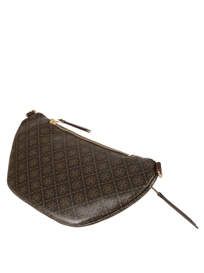 Tory Burch Textured Black Bag With Rounded Silhouette