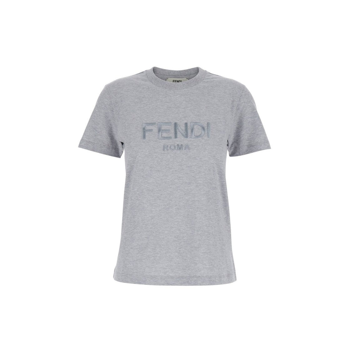 Fendi Logo Cotton T-Shirt
