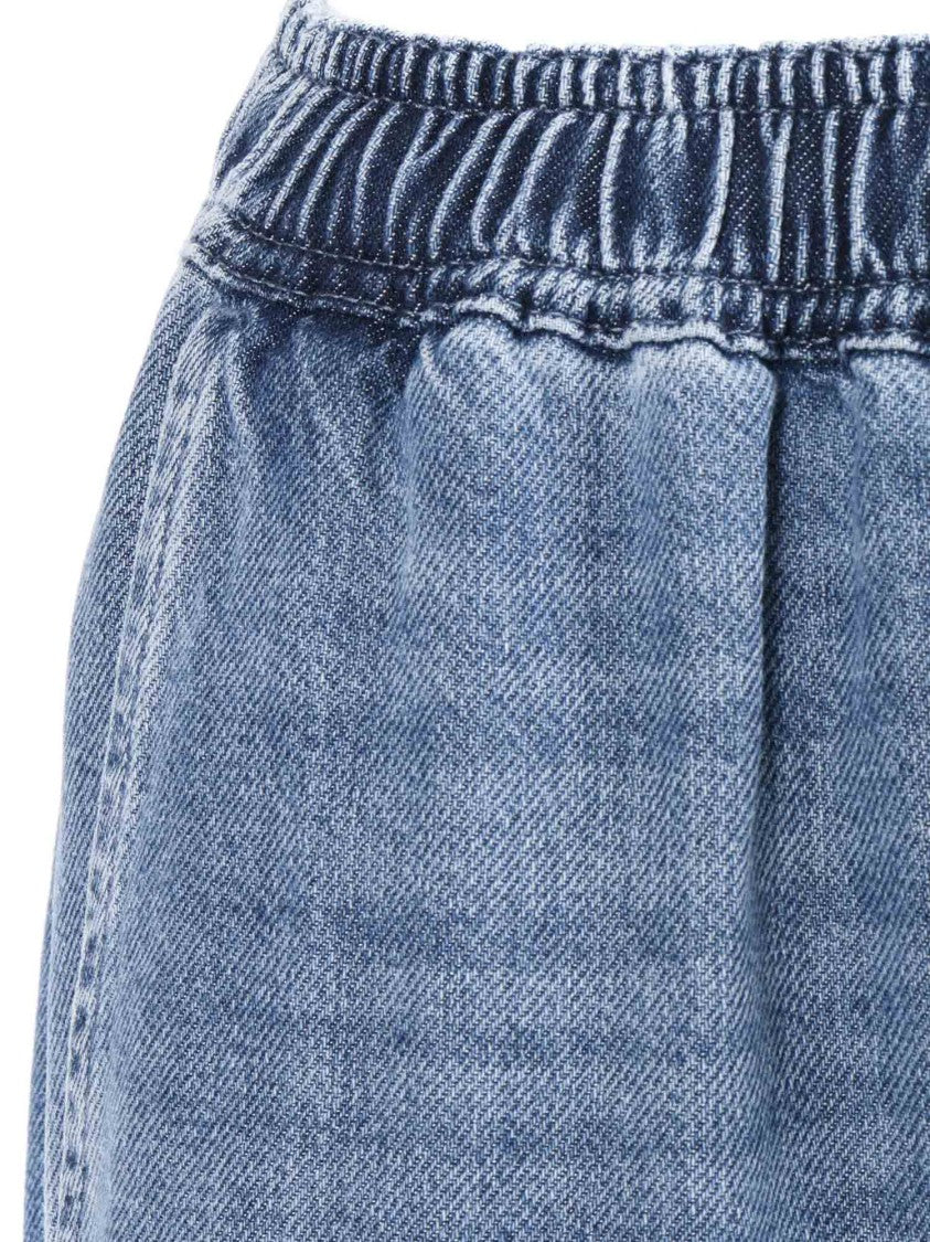 7 For All Mankind Pull On Wide Leg Hilo With Elastic Band