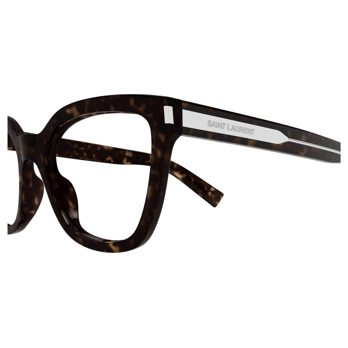 Saint Laurent Sl 748 Tortoiseshell Square Frame Eyeglasses