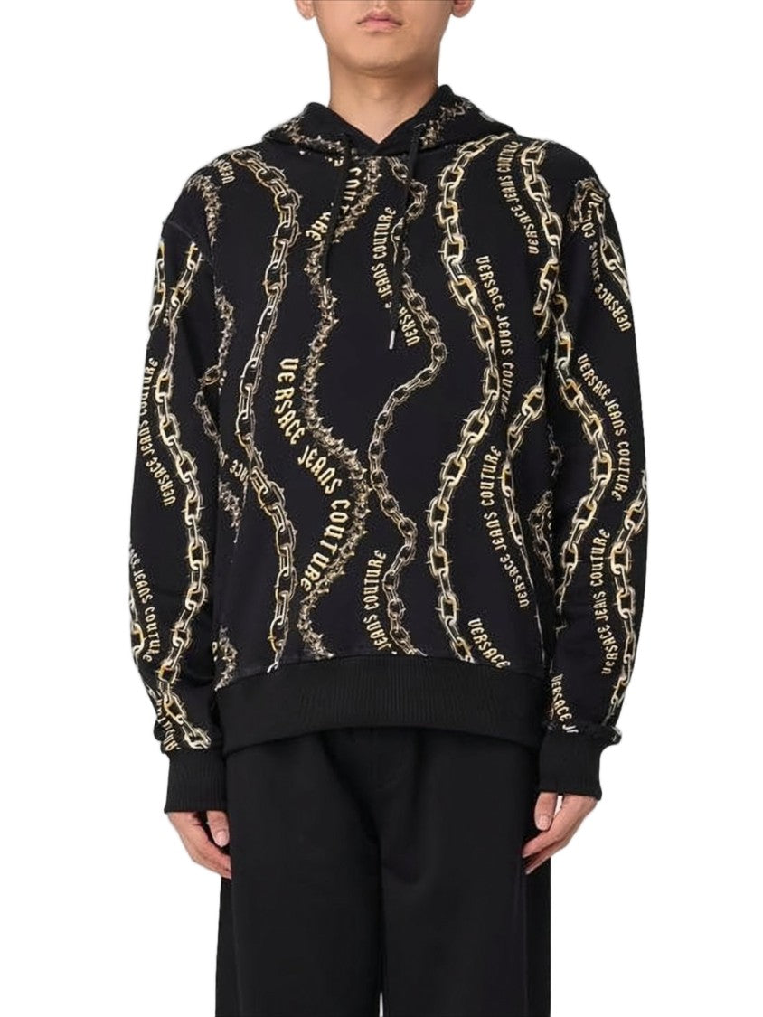 Versace Chain Motif Print Versace Hoodie
