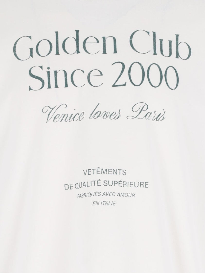 Golden Goose "Golden Club" T-Shirt – White