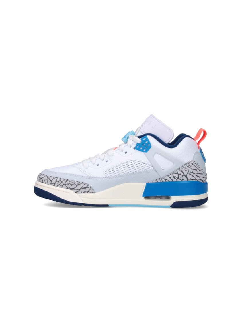 Nike "Jordan Spizike Low" Sneakers, In White Leather