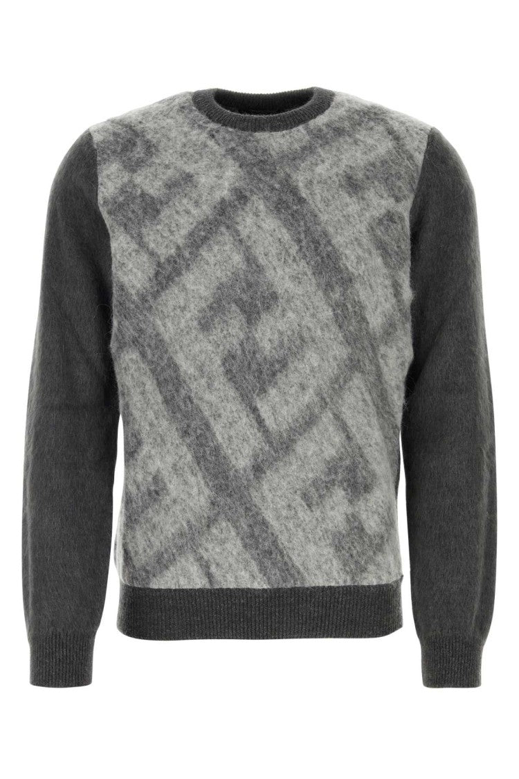 Fendi Embroidered Wool Blend Sweater