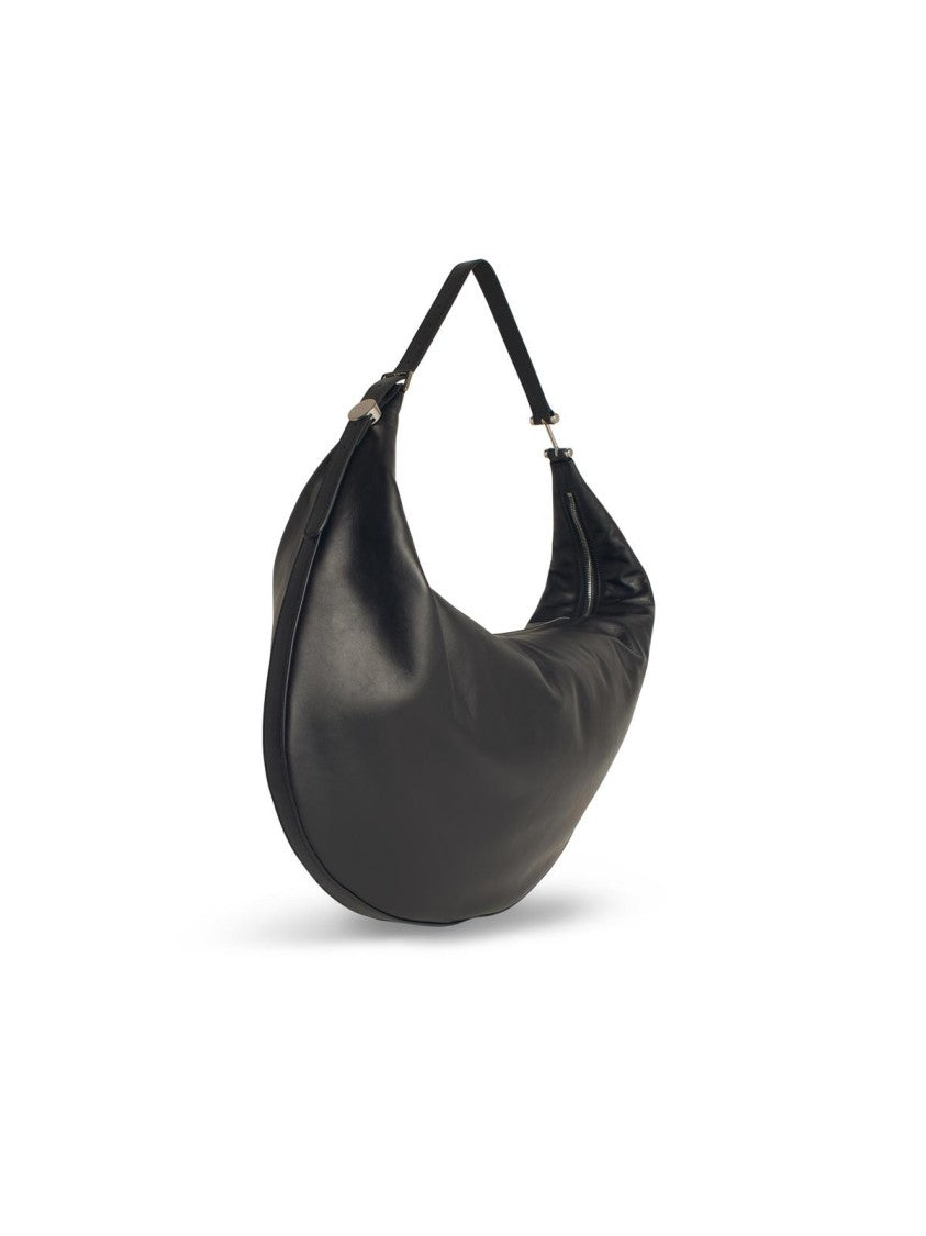 Marni Dot' Medium Hobo Bag In Black Leather