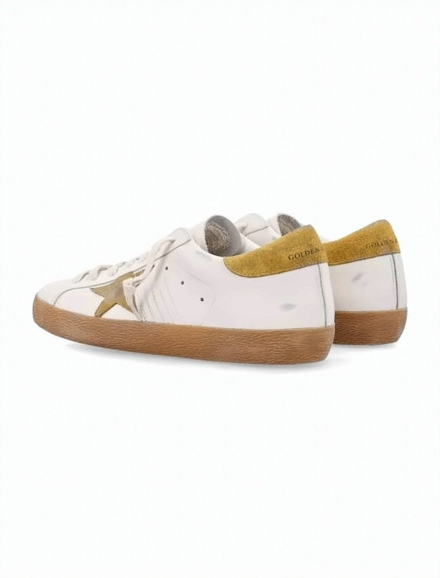 Golden Goose Leather And Suede Low-Top Sneakers With Vintage Appeal