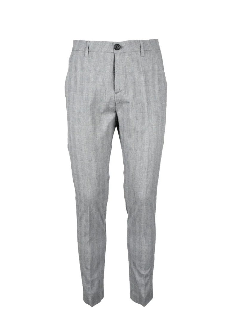 Aglini Aglini Cotton Stretch Pants - Grey