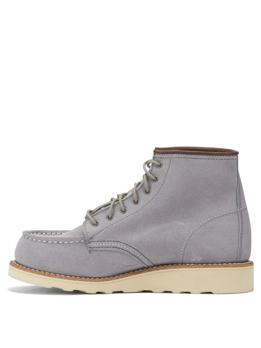 Red Wing 6'' Moc Toe 3300 Dusty Lavender Abilene Lace-Up Ankle Boots