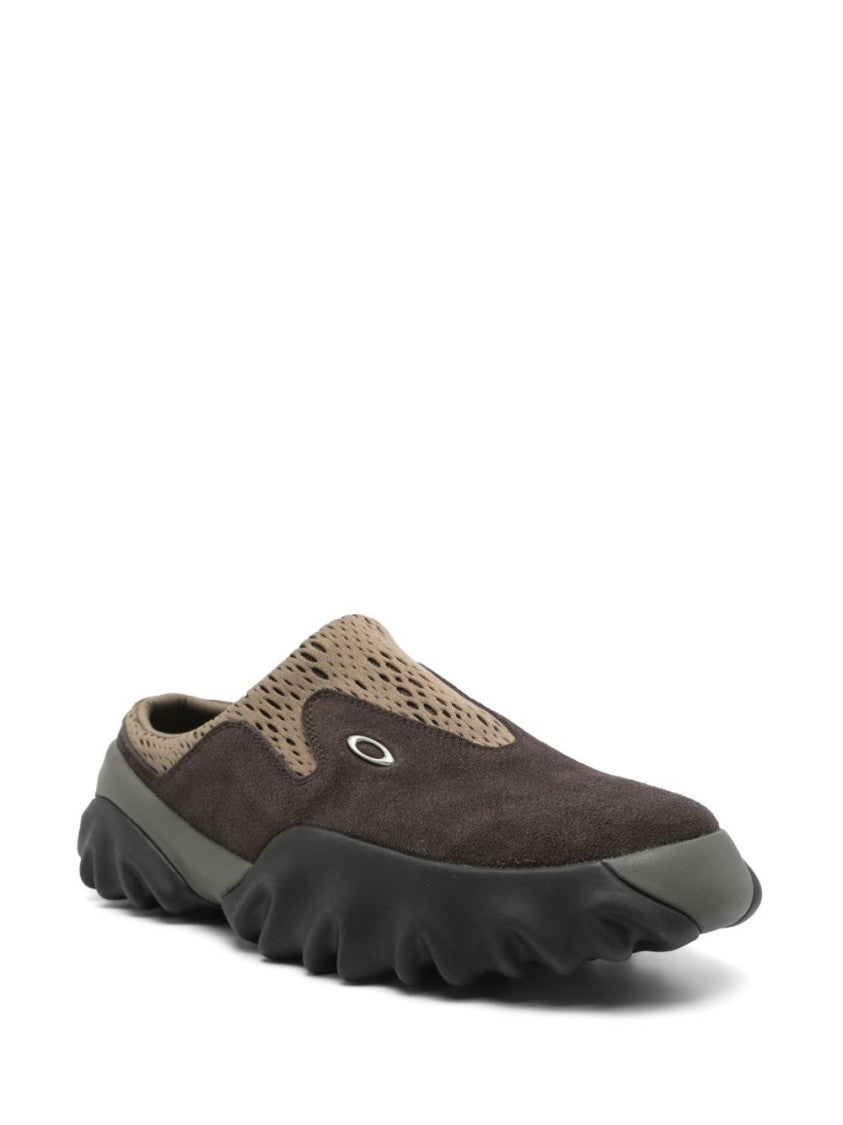 Oakley Suede And Mesh Slip-On Shoes