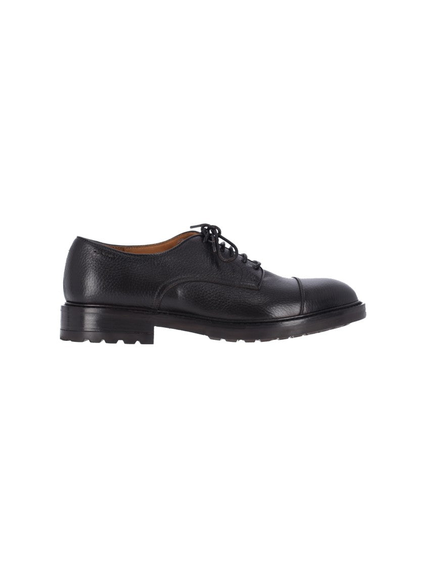 Alexander Hotto Brown Leather Derby Shoes