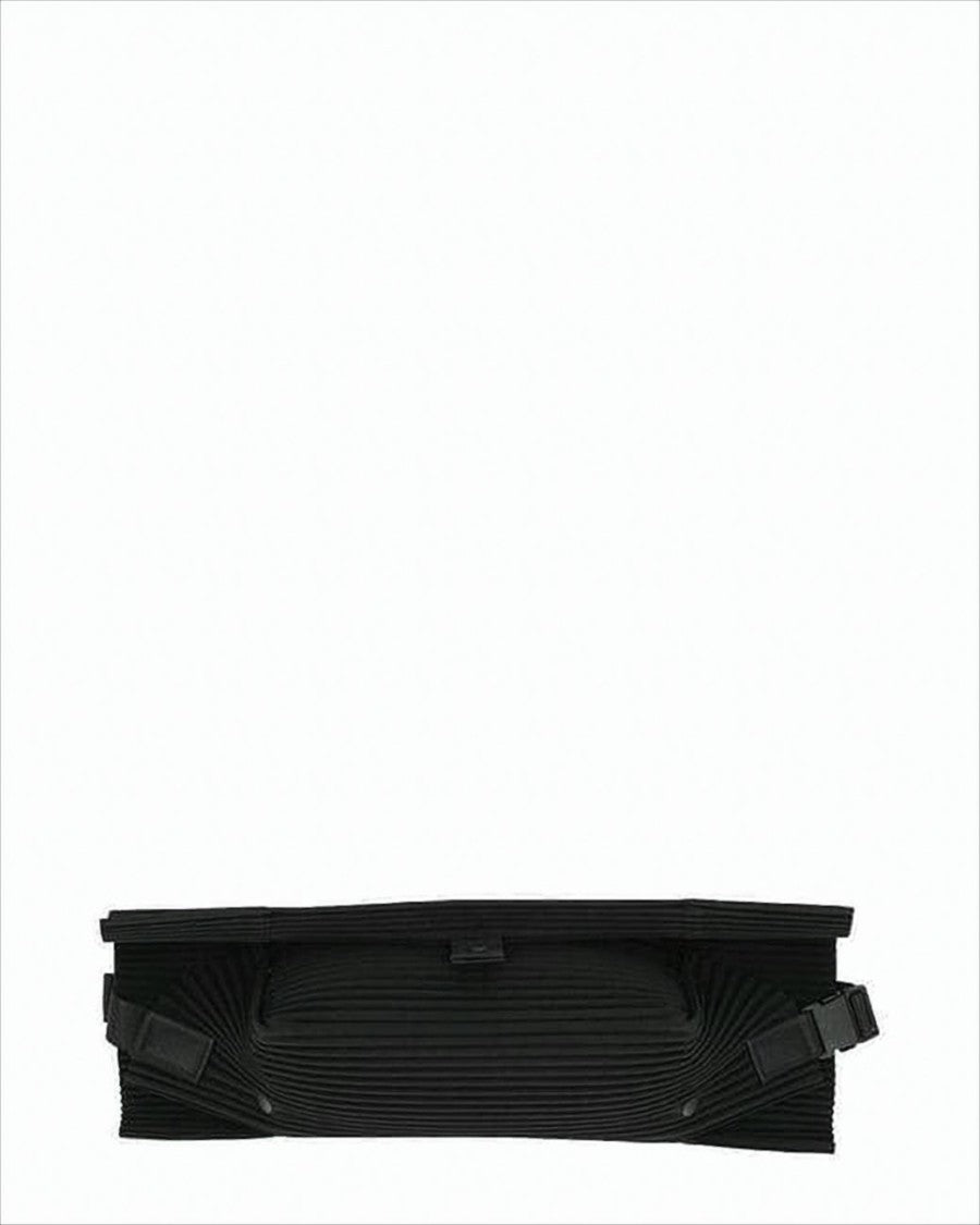 Homme Plissé Issey Miyake Pleated Texture Crossbody Bag