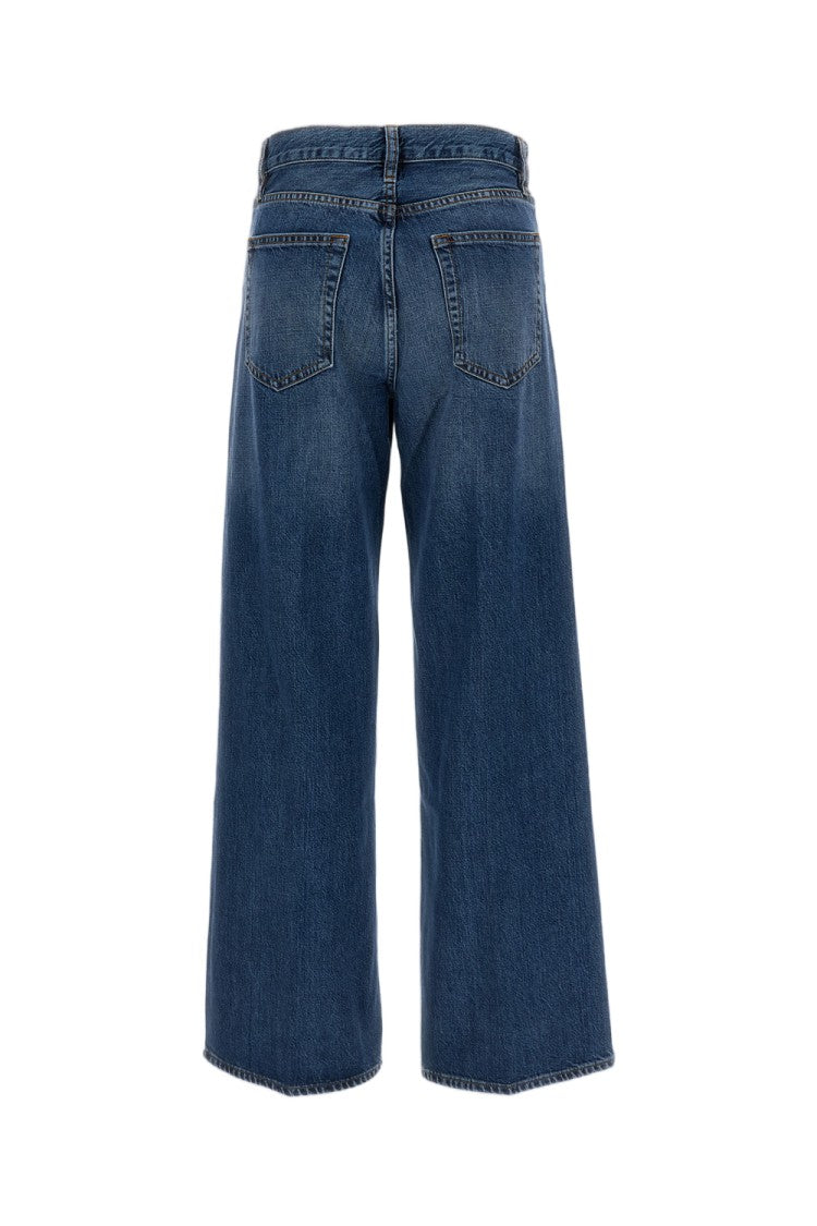 Frame Relaxed-Leg Mid-Rise Jeans